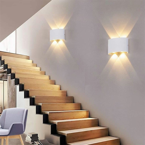 Yn Lámpara/focos De Pared Led 4w Luz Bidireccional De