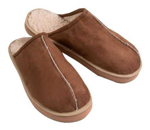 Imagen 4 de 10 de Pantufla Chinela Corderito Hombre Invierno Arigada