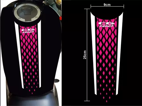 Adesivo Cg Fan 160 2022 Kit Completo Rosa Fluorescente