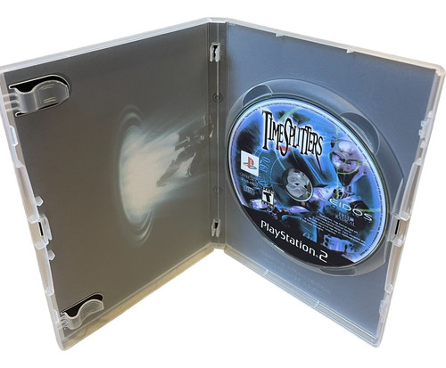 Time Splitters Play 2 Com Capa E Poster Ps2