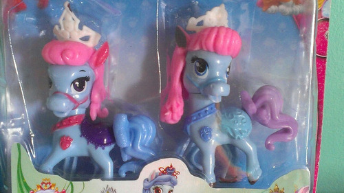 Juguete Set 2 Pony 9 Ctms Para Niñas Princesas Moana Frozen