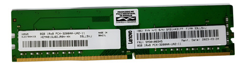 Memória Ram Ddr4 Hana 8gb 3200mhz Verde Desktop (Usado)