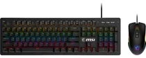 Comprar Gaming Combo Teclado Y Mouse Msi Forge Gk300  Blue Switches