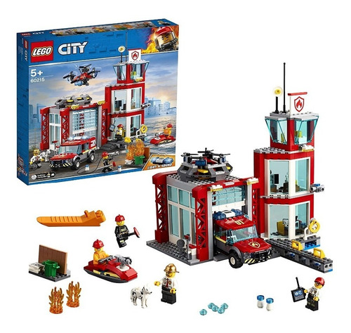 Lego City 60215 Estación De Bomberos 509 Piezas