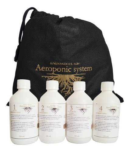 Imagen 7 de 7 de Nutrientes Fertilizantes Aeroponic System Floración X4 350ml
