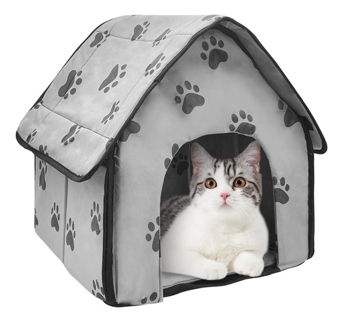 Apatal Casa Para Gatos Para Mascotas, Cueva Plegable, Cálid