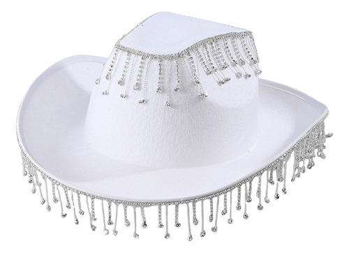 Sombrero De Vaquero Occidental Para Mujer, Borla De