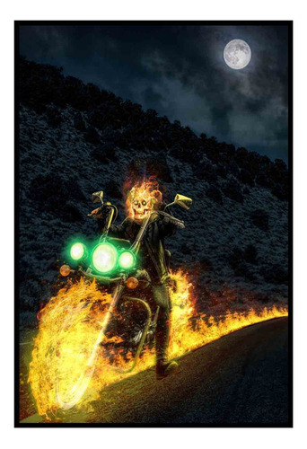 Cuadro Poster Premium 33x48cm Ghost Rider