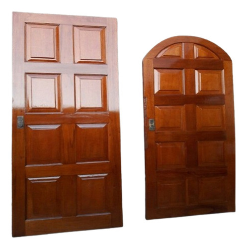 Puerta De Madera Con Brillo Elegante Moderna