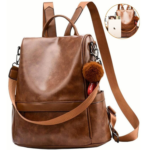 Imagen 1 de 9 de Mochila Para Mujer Casual Impermeable 3 En 1 Bolsa Para Dama
