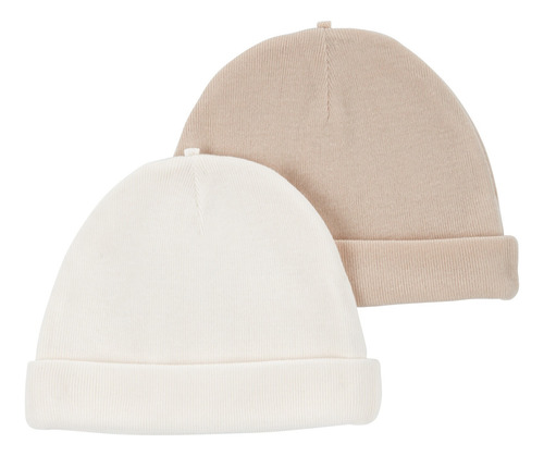 Pack 2 Gorros De Poliéster, Beige Carters 1p601710