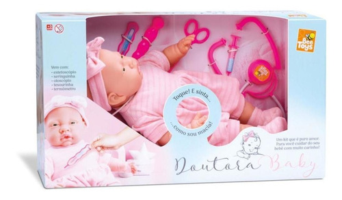 Boneca Doutora Baby Médica Com Acessórios