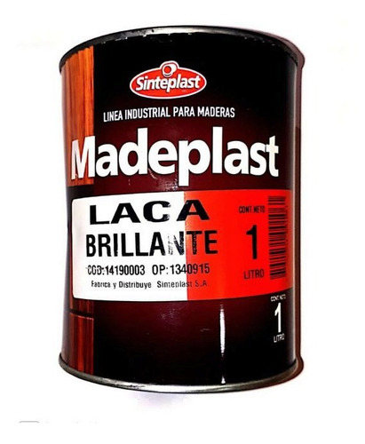 Laca Brillante Madeplast Sinteplast X 1 Lts  - Alfa Pintu