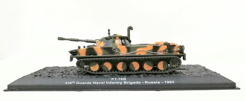 Miniatura Diecast 1/72, Transporte Blindado Pt-76b, 1993