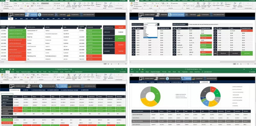 Plantilla Para Flujo De Caja Gestion Y Control Con Dashboard