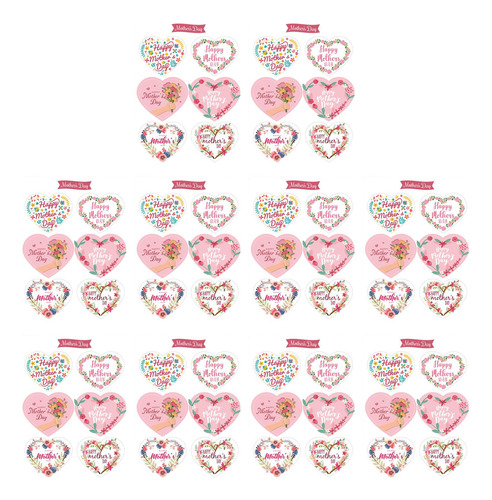 2 Paquete De 2-4 Pegatinas De 60x Happy 2 Piezas