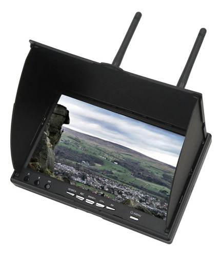 Monitor Fpv, Pantalla De Vídeo De 5,8 Ghz Y 7 Pulgadas Lcd58
