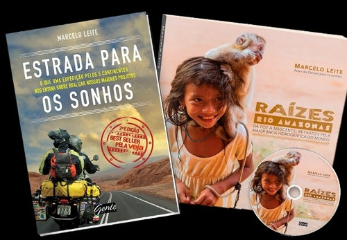 Kit 2 Livros - Estrada P/ Os Sonhos + Raízes Do Rio Amazônas