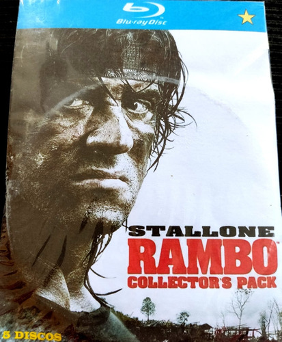 Rambo 1,2,3,4,5 En Discos Bluray En Alta Definición Full H D