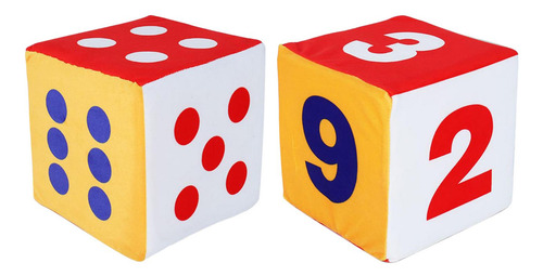 2 Dados Gigantes De Colores, Juego De Dados De Seis Caras,