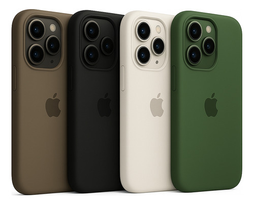 Capa Capinha Para iPhone 15 Pro De Silicone Aveludado