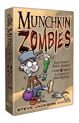 Munchkin Zombies + 3 Expa + Minis Ed. Original Inglés