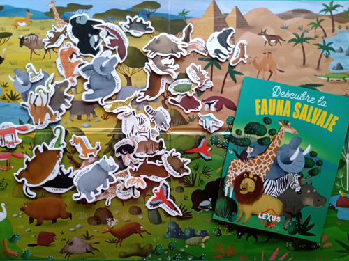 Colección Animales Magéticos Fauna Salvaje + Dinosaurios