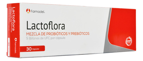 Lactoflora 30 Caps, Farmadel - Probiótico