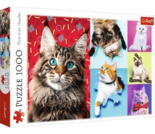 Puzzle 1000 Piezas Happy Cats Trefl