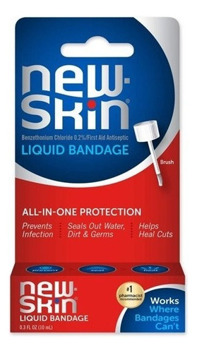 Bandage Liquido New Skin À Prova D'água 10ml