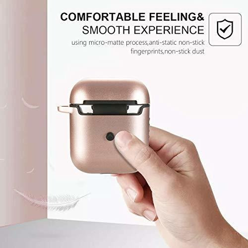 Imagen 3 de 6 de Funda Maxjoy Compatible Con AirPods De 1ra Y 2da Generación,