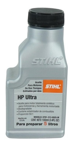 Aceite Stihl 07813138925 Ultra 2 Tiempos 100ml 02100015