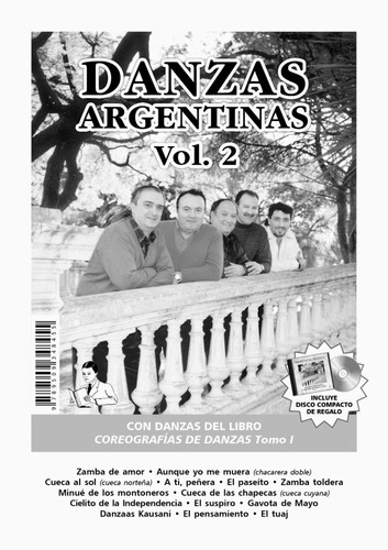 Danzas Argentinas Vol. 2 (librito+cd De Herencia Nativa)