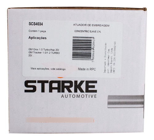 Atuador De Embreagem Onix 1.0 12v 3cc Turbo Stake Novo