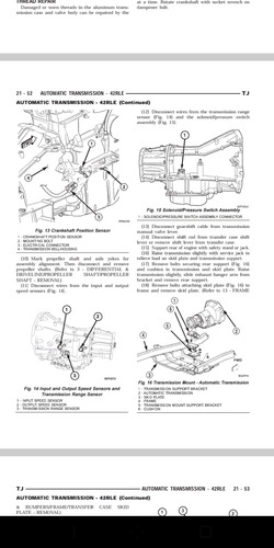 Manual Para Transmisión Automática Dakota (42rle) (Usado)