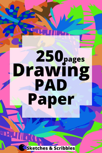 Libro: 250 Páginas Bloco De Desenho Papel: Esboços, Rabiscos