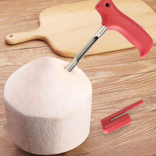 Abridor De Carne De Coco De Acero Inoxidable, Para Cocos