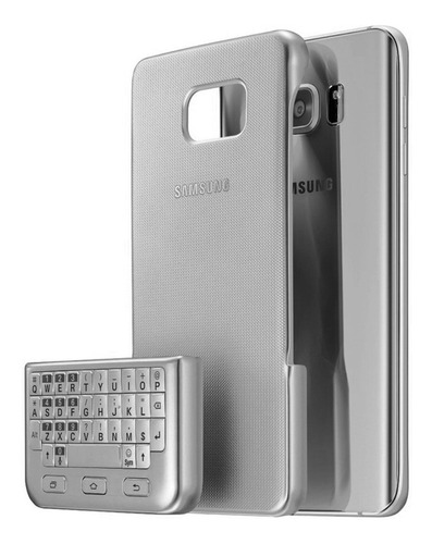 Case Samsung Keyboard Cover Para Galaxy Note5 Plata