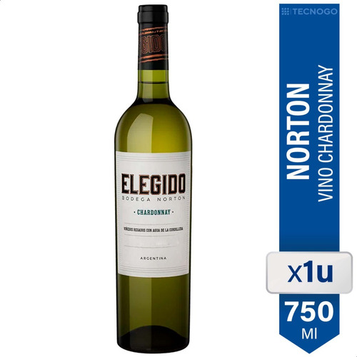 Vino Norton Elegido Chardonnay Blanco Vegano - 01almacen