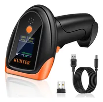 Comprar Plug And Play Portátil Lector De Códigos De Barras Inalambrico Lector Kuiiyer® Lectores Y Scanners Equipped With Lcd Digital Display And Ai Voice Para iPhone, AndroidiPad Tabletas, Pc Y Pos