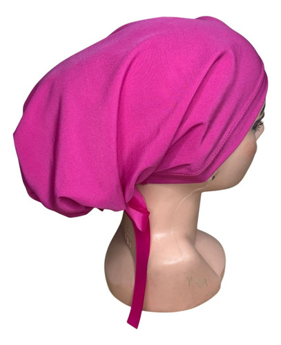 Gorro Médico Quirúrgico De Mujer Estampado Lisos Rosa Chicle Unitalla
