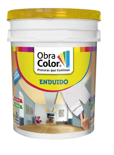 Enduido Plastico Interior Obra Color X 20 Litros