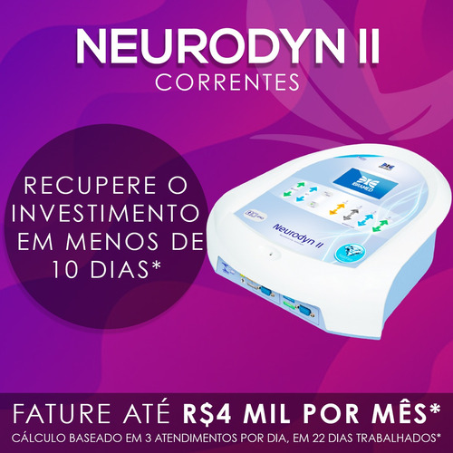 Imagem 3 de 9 de Aparelho De Corrente Russa, Tens Fes Neurodyn Ii Ibramed