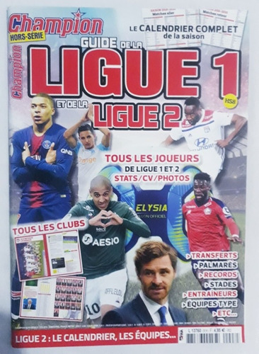 Revista Champion - Guia De La Liga Francesa 19/20 Fs