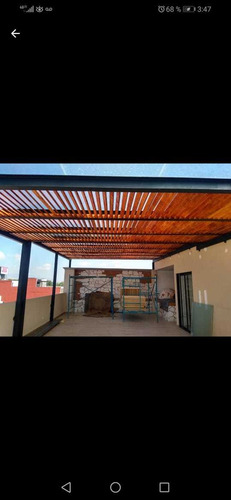 Pergola 3x3 Ipr, Cristal Y Madera