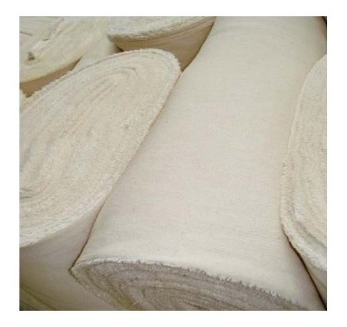 Pack 10 Mts Tela Lienzo 16/16 Pesado Crudo Algodon 160 Ancho Diseño De La Tela Liso