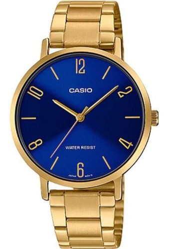 Reloj Mujer Casio Ltp-vt01g-2 Cuarzo Pulso Dorado En Acero