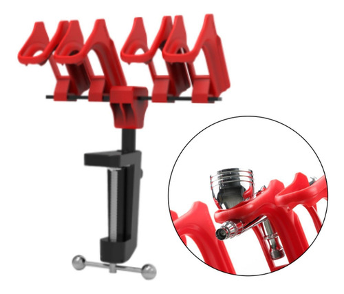 Accesorios De Ranura En Forma De Soporte De Aerógrafo De