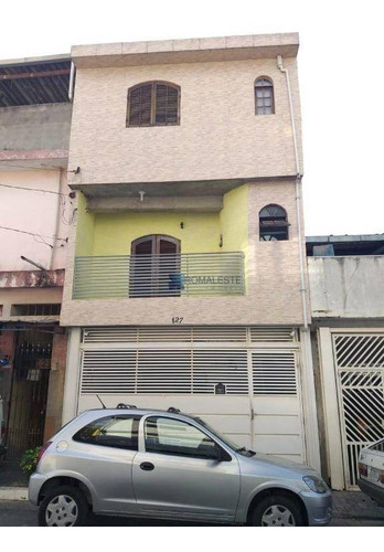 Sobrado Com 3 Dormitórios À Venda Por R$ 530.000,00 - Parque Santa Madalena - São Paulo/sp - So0333