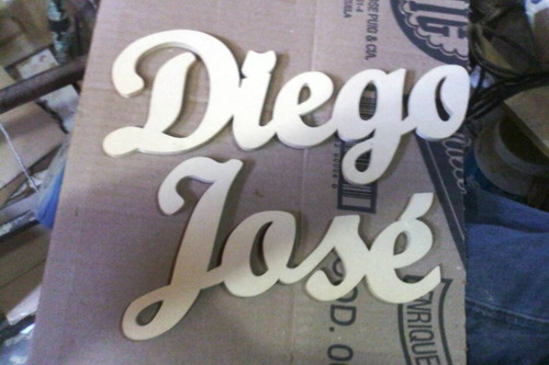 Diego Nombre En Madera - Letras En Mdf